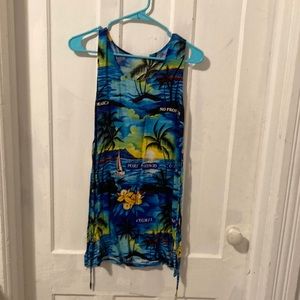 Hawaiian style dress size small